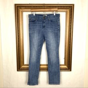 FREE PEOPLE light wash high rise skinny jeans, 30